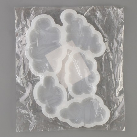 Silicone Mold "Clouds", universal, 15.5 × 10.5 × 0.5 cm-2