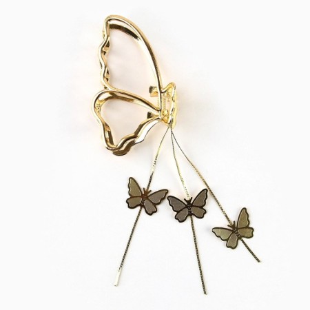 Hair crab with a chain "Tender as a flower", 12 x 6 x 3 cm-1