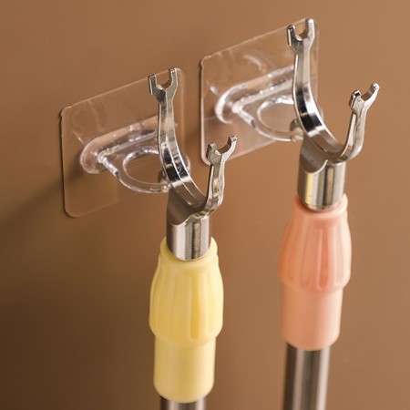 Holder with an adhesive surface of the tundra, d = 25 mm, 68x68 mm, transparent-8