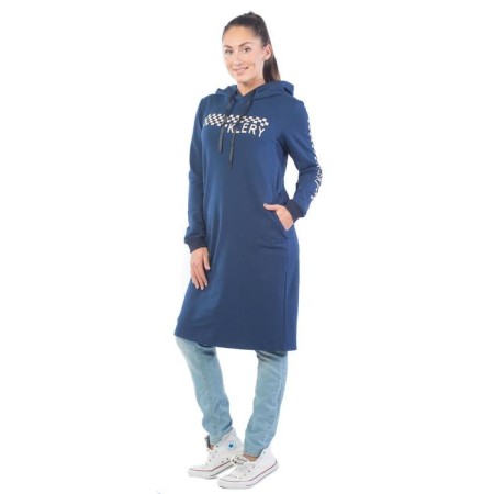 Dress-top, size 44, indigo color-1