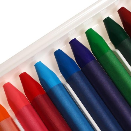 Oil pastel 12 colors, "Ray" School of Creativity, three -sided-2