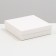 The box is folding, the lid is, white, 23 x 23 x 6.5 cm