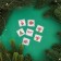 Stickers in the roll "Christmas trees", 500 pcs, 2.5 x 2.5 cm