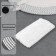 Decorative gum with transparent inserts, 29 mm, 10 ± 1 m, white color