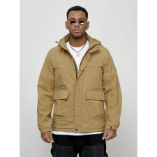 Sports male jacket, size 50, beige color