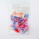 Hair silicone gum, set, d = 2 cm, 50 pcs, multi -colored