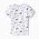 Children's T -shirt, white color/elephants, height 86