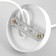 Lamp Bayerlux "Flower" 1x40W E27 white 18x18x100 cm.