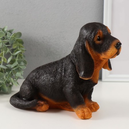 The piggy bank "Dachshund" is 19 cm height, width 11 cm, length 23 cm.-2