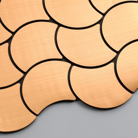 Interior sticker "waves" bronze 30x30 cm-2