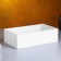 Wooden Kashpo 24 × 14 × 8 cm Elegant, white give beautifully