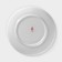 Porcelain plate "Wolf", D = 17.5 cm, white