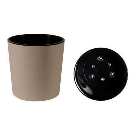 Plastic pot Live-In-Green with the Delta tab, D = 25 cm, 9.8 l, color frapp.-1