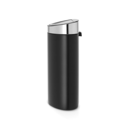Garbage bucket Brabantia Touch Bin New, Black matte color, 40 l-1