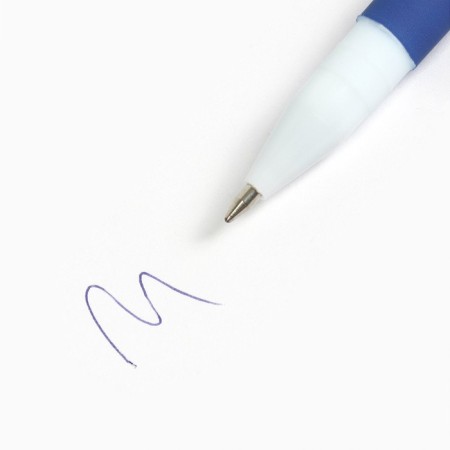 Pen with a cap of "wonderful New Year", plastic, blue paste 0.7 mm-1