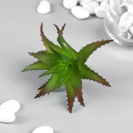 Artificial succulent for creating the florarium "Aloe Tree" 14x7.5x7.5 cm