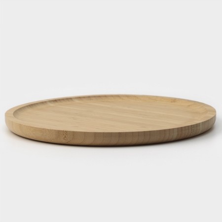 STRIATA shade for serving a share, d = 25 cm, bamboo-2