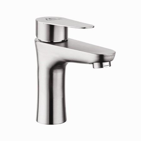 Fashun A51115 sink mixer, single -leaf, 102 mm pouring, stainless steel, satin