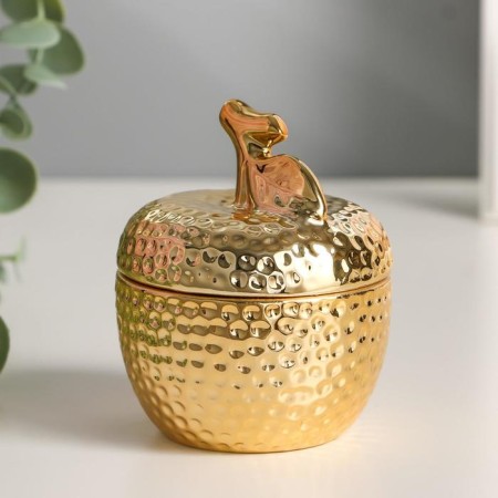 Coramics Coramics "Golden Apple" 8.5x7x7 cm-1