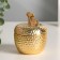 Coramics Coramics "Golden Apple" 8.5x7x7 cm