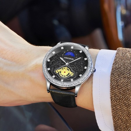 Men's wrist watch, D-4.4 cm, waterproof-1