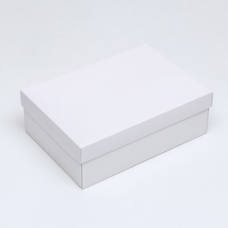 The box is folding, the lid is, white, 24 x 17 x 8 cm-1
