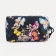 Cosmetic bag with lightning, black color