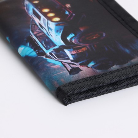Children's wallet on Velcro "chosen", black color-2