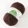 Yarn "Narodnaya" 30% wool, 70% Acrylic volume 220m/100g (17-chocolate)