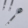 Souvenir wallet metal "Flower spoon" (29981) 5x1.1 cm