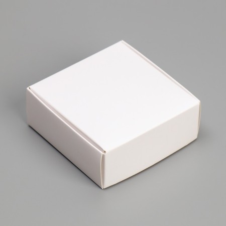 Box for jewelry, packaging, “white”, 7.5 x 7.5 x 3 cm-1