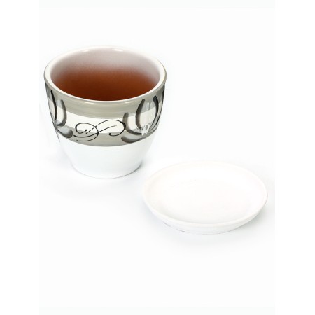 Pot floral lotus white 1 liter-3
