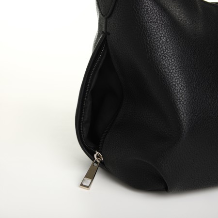 Women's bag with lightning, black color-4