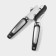 Knife of the canned shade "Elim", 20 cm, black color