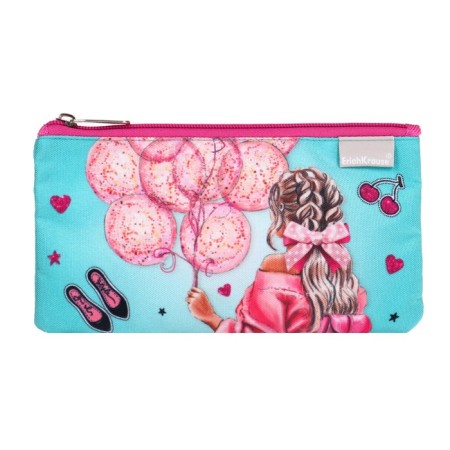 Penal soft, 1 compartment, 120 x 220 mm, flat, Erich Krause, Girly Day, 57494-1