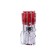 Mixer Oursson HM4001/RD, manual, 400 watts, 6 speeds, 2 nozzles, red
