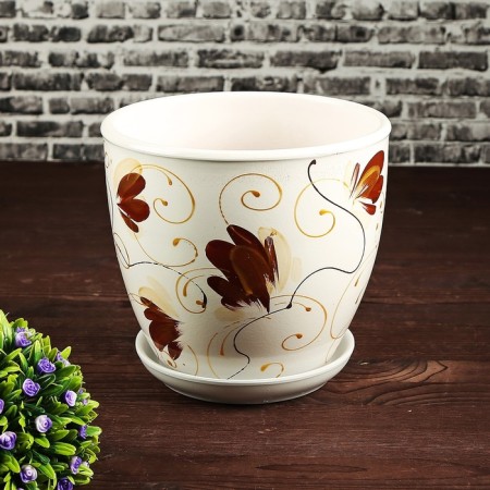 Pot floral orchid 2.5l with a stand-4