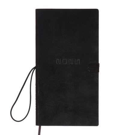 The weekly dated 2025, Escalada, 175 x 95 mm, soft cover with artificial leather, 64 sheets, pancake embossing, block 70, black-1