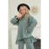 Female suit, size 50, green color