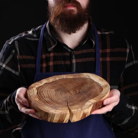 SPIL-DOSKA TORTSEVA "Oak", 25-30 x 3 cm-1