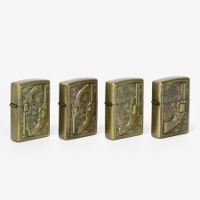 A gasoline lighter for smoking, a set 