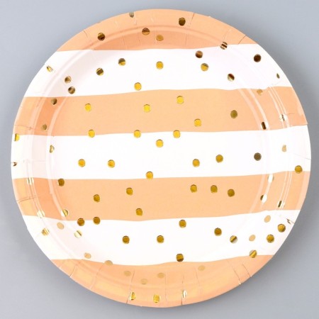 Paper plate "Polit", in the set of 6 pcs.