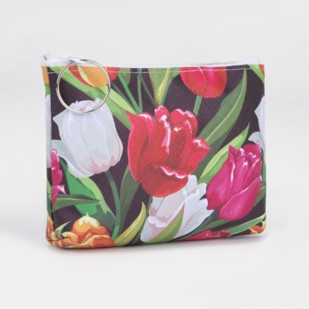 Women's wallet with zipper, color mix-2