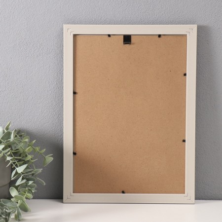 Photo frame Plastic format A4 "Basket weaving" beige 24.4x33.1 cm-2