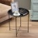 Coffee table, black tray