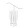Shampoo for a tandoor ’’ hanging ’’ D-18 x H-50 cm, 10 skewers, shampoo length 36 cm