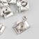 Decor for creativity Metal "Camera" silver 1.5x2.1 cm