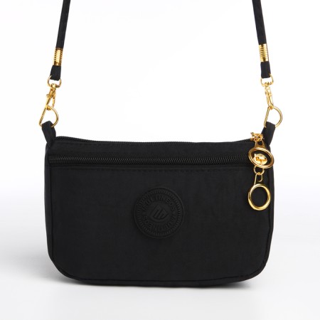 Bag Women's Cross-Bodi with a zipper, black color