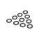Paronite gasket "Simtek", 3/4 ", d = 24x14 mm, h = 2 mm oil -been -resistant, blister, 10 pcs.