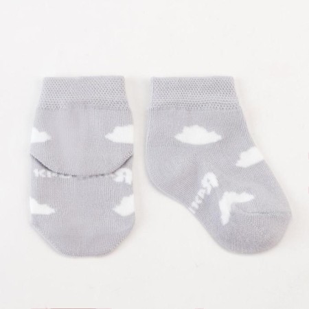Socks crumb I am "clouds", gray, 10-12 cm-1